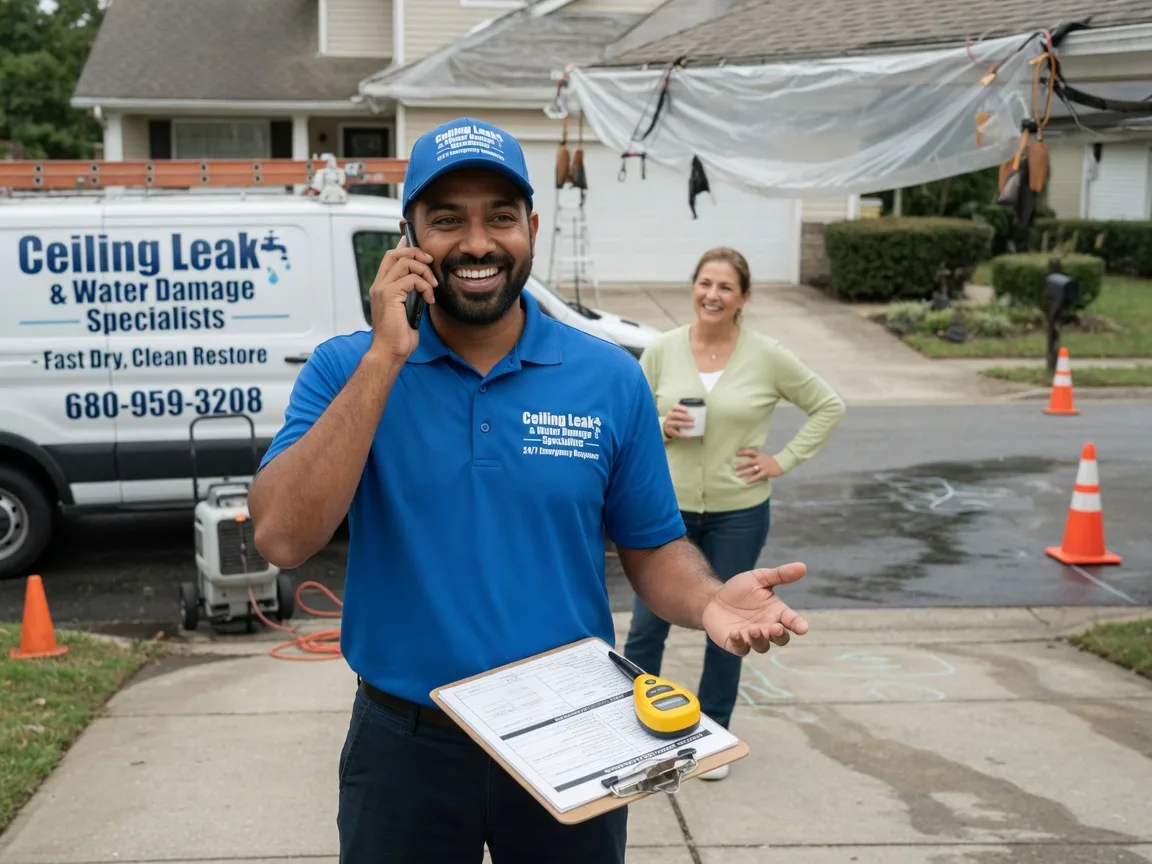Ceiling Leak Cleanup Verdon, NE FAQs